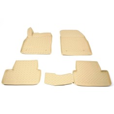 Covorase presuri cauciuc tip tavita Bej Skoda Superb 2 2008-2015