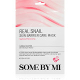 Some By Mi Clinical Solution Snail Skin Barrier Care Mask mască textilă fortifiantă pentru regenerarea și re&icirc;nnoirea pielii 20 g