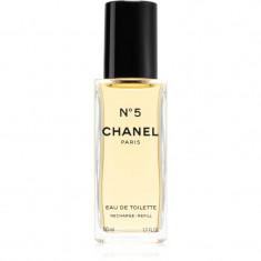 Chanel N°5 Eau de Toilette reincarcabil pentru femei 50 ml