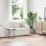 Covor vidaXL &bdquo;HUARTE&rdquo; Bej 160x230 cm Oval