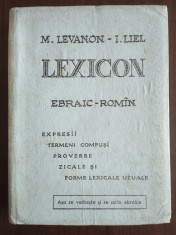 M. Levanon; I. Liel - Lexicon ebraic - rom&acirc;n