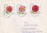 FILATELIE TEMATICA - PLIC GERMANIA TEMATICA FLORA FLORI, Stampilat