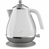 Fierbator Delonghi Alb Inox, 0.6L, Protectie supraincalzire