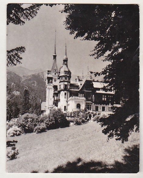 bnk cp Sinaia - Muzeul Peles - Vedere dinspre sud-est - uzata