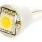Lampă LED T10 W5W Alb Cald 12V 18lm 0.24W