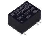 Convertor DC/DC 1W 12V 84mA TRI 1-1212SM