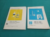 LOT 2 CAIETE: TRUSA DE CHIMIE PENTRU ELEVI-GIMNAZIU, TRUSA DE FIZICĂ PENTRU LICEU * INSTRUCȚIUNI * 1986 *24