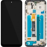 Display cu Touchscreen MP compatibil cu Motorola Moto G41, cu Rama, Negru