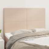 vidaXL Tăblii de pat 4 buc. cappuccino 72x5x78/88 cm piele ecologică