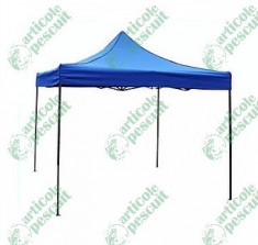 Cort / Pavilion Pliabil Tip Armonica 3m x 3m x 2.6h Rosu,Albastru,Verde,Alb foto