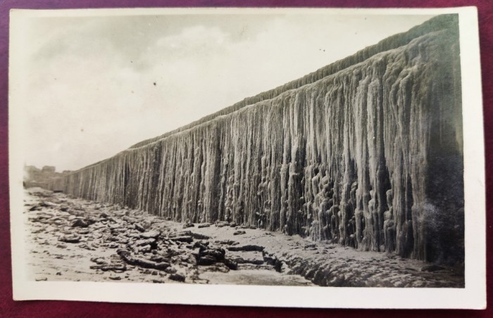 Constanta - Digul inghetat - iarna 1929 - tip fotografie, necirculata