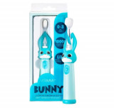 Periuta de dinti electrica Vitammy Bunny Light Blue, pentru copii 0-3 ani, lumina LED