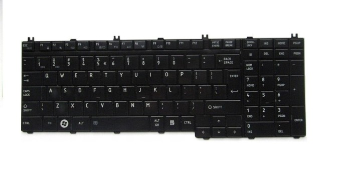 Laptop keyboard for Toshiba A500 A505 L350 L500 P300 P500 L355 L350D L355D Tecra A11 S11 model UK