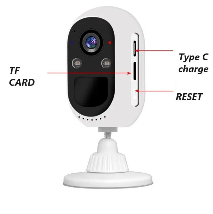 Aproape nou: Camera supraveghere video PNI IP7712 4Mp cu acumulator incorporat