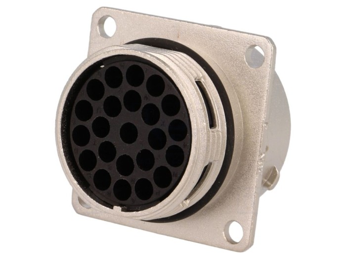 Conector circular mamă IP67, 23 pini