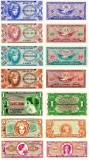 REPRODUCERI lot de 7 bancnote serie 651 MILITARY PAYMENT CERTIFICATES