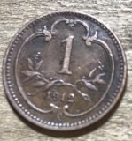 MNDSTR AUT1 Austroungharia 1 heller 1912