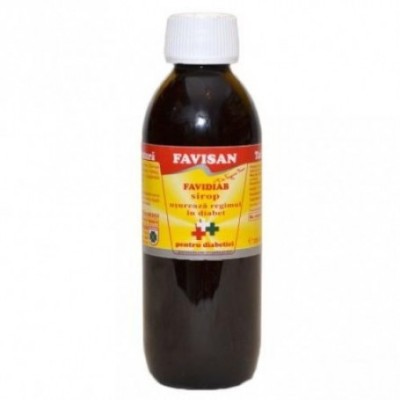 SIROP FAVIDIAB (neglicogenolitic) 250ml FAVISAN foto