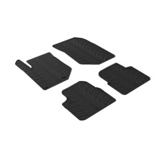 Set covorase auto din cauciuc Opel Corsa F 11.2019-, Mokka SUV 03.2021-, Peugeot 208 Hatchback 11.2019-, 2008 SUV 01.2020-, Negru, Gledring, 4 buc.