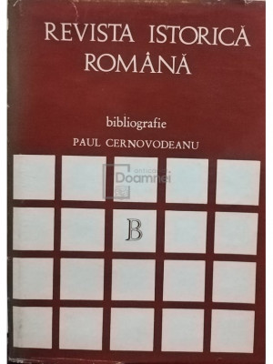 Paul Cernovodeanu - Revista istorica Romana (editia 1977) foto