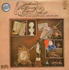 VINIL Beethoven, John Lill, Alexander ? Piano Concerto No. 5 &amp;quot;Emperor&amp;quot; (VG++) foto