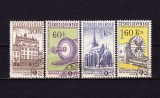 ✅(S20) Cehoslovacia 1959 &quot; 100 de ani uzinele Skoda &quot;, serie completa , Mi.1133/1136 stampilata