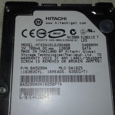 Hdd laptop sata 120 Gb Defect cu Bad-uri