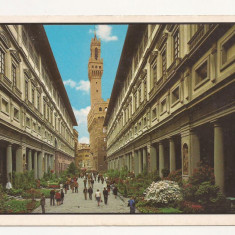 FA4 -Carte Postala- ITALIA - Firenze, The Uffizi, circulata 1991