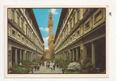 FA4 -Carte Postala- ITALIA - Firenze, The Uffizi, circulata 1991 foto