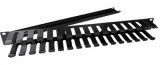 Organizator Cabluri Cu Capac Pentru Rack 1U, 19"
