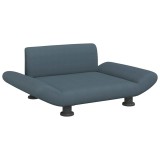 Cumpara ieftin Pat de caini, gri inchis, 70x45x28 cm, material textil
