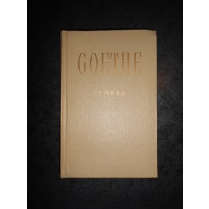 JOHANN WOLFGANG GOETHE - TEATRU (1964, editie cartonata)