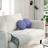 vidaXL Perne de Șezut 2 pcs Albastru Jeans &Oslash;30 x 13 cm țesătură 42014097