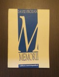 MEMORII - DAVID PRODAN