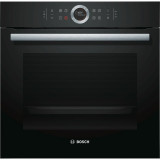 Cuptor incorporabil Bosch Serie 8 HBG675BB1, multifunctional, 13 functii, 71 l, display TFT touch, AutoPilot10, childlock, negru