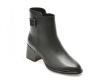 Ghete EPICA negre, 4F3851, din piele naturala