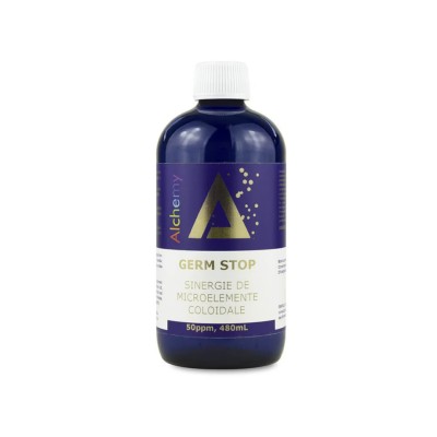 GERM STOP SINERGIE DE MICROELEM.COLOIDALE 50PPM &amp;quot;ALCHEMY&amp;quot; 480ml AGHORAS foto