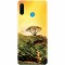 Husa silicon pentru Huawei P30 Lite, Hill Top Tree Golden Light