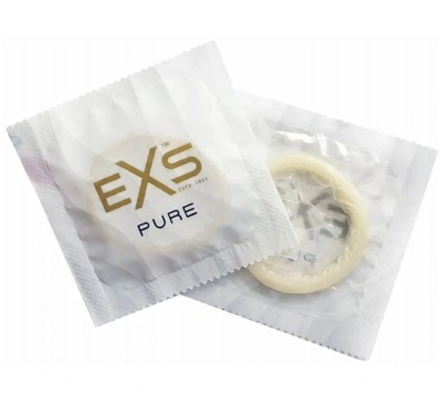 Set 100 buc Prezervative Ultrasubtiri Latex EXS Pure foto