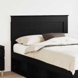 vidaXL Tăblie cap cu headboard Stejar Negru 135 cm Lemn compozit 887458