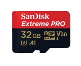 Card de memorie microSDHC SanDisk Extreme PRO 32GB UHS-I U3 V30 cu adaptor SD
