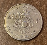C50 - Moneda foarte veche - Polinezia Franceza - 20 franci - 1997