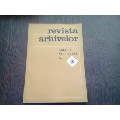 REVISTA ARHIVELOR NR.3/1974