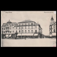 Carte poștală veche Oradea &ndash; Pann&oacute;nia Sz&aacute;ll&oacute; (Hotel Pannonia) &ndash; 1913