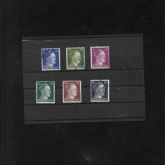 Serie Set 6 timbre Hitler Deutsches Reich