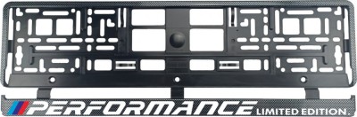 Set 2 bucati, suport numar inmatriculare Carbon, BMW Performance foto