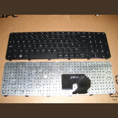 Tastatura laptop noua HP DV7-6000 Black Frame Black UK foto