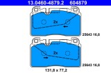 ATE 13.0460-4879.2 set placute frana,frana disc