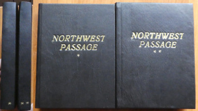 Kenneth Roberts , Northwest Passage , Pasajul de nord - vest , 1937 , 2 volume foto