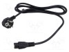 Cablu 3x0,75mm2 CEE 7/7 ştecăr &icirc;n unghi IEC C5 mamă POS